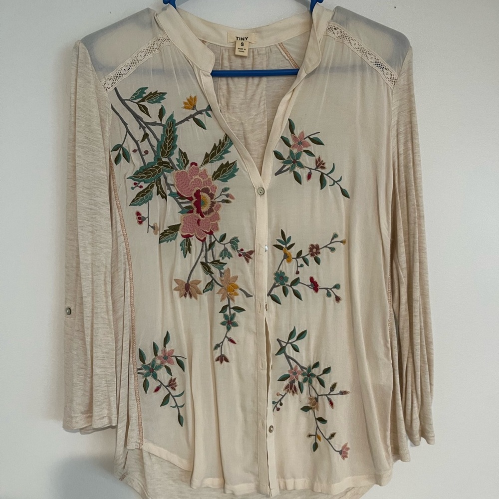 Embroidered Shirt from Anthropologie